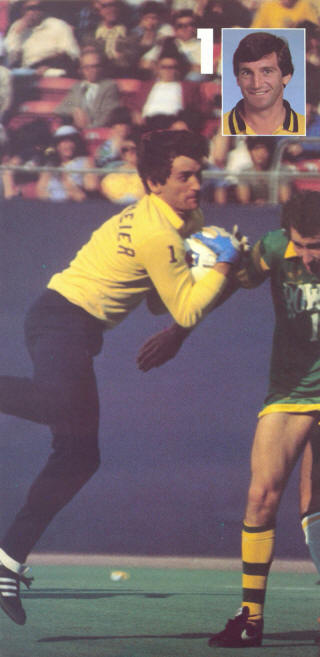 NASL Soccer New York Cosmos 82 Goalie Back Hubert Birkenmeier