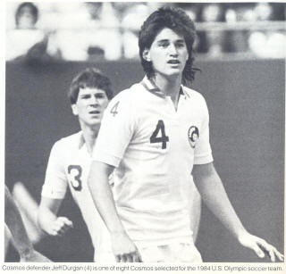 NASL Soccer New York Cosmos 84 Home Jeff Durgan