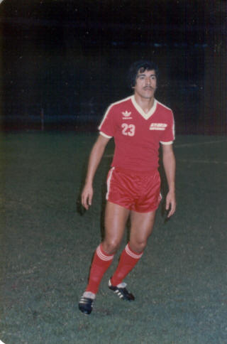 NASL Soccer Washington Dips 80 Exhibition Mario Luna