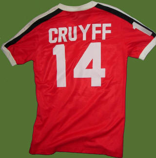 NASL Washington Dips 80 Road Jersey Johan Cruyff 3 back