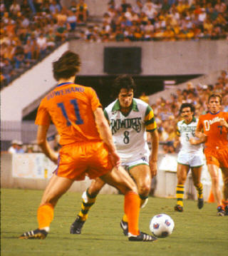 NASL Soccer Edmonton Drillers 79 Road Back Rob Ouwehand, Leifsson