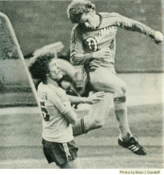 NASL Soccer Edmonton Drillers 79 Road Dwight Lodeweges 2, Tea Men Brian Alderson