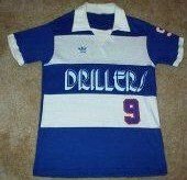 NASL Soccer Edmonton Drillers 81 Road Jersey Edi Kirschner