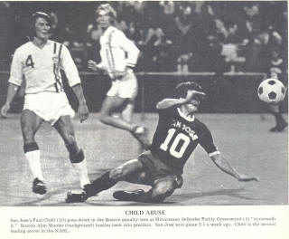 NASL Soccer San Jose Earthquakes 74 Road Paul Child 