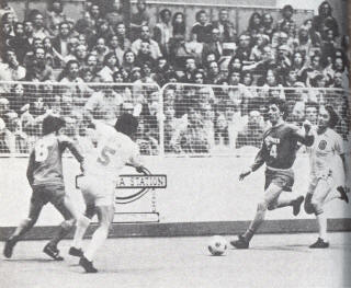 NASL Soccer San Jose Earthquakes 74-75 Indoor Road Mark Demling, Tornado Roy Turner