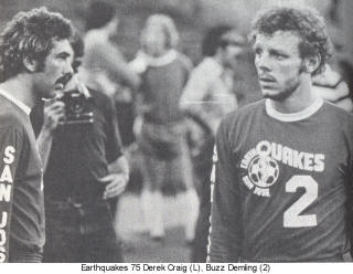 NASL Soccer San Jose Earthquakes 75 Road Buzz Demling