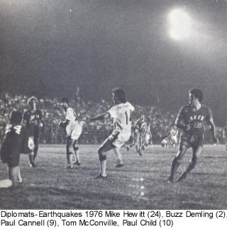 NASL Soccer San Jose Earthquakes 76 Road Paul Child 2