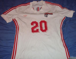 NASL Soccer San Jose Earthquakes 77 Home Jersey John Smillie