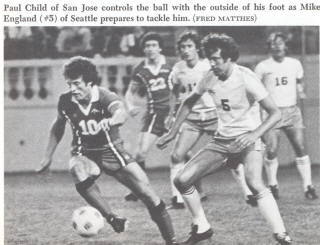 NASL Soccer San Jose Earthquakes 77 Road Paul Child 3