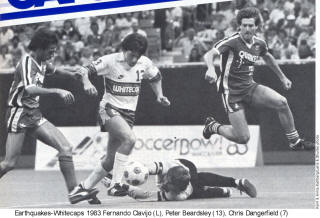 NASL Soccer San Jose Earthquakes 83 Road Fernando Clavijo