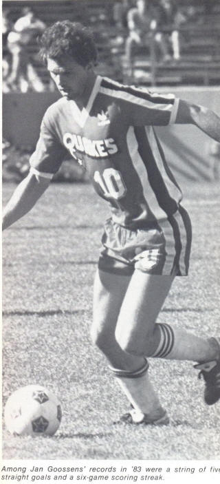 NASL Soccer San Jose Earthquakes 83 Road Jan Goossens