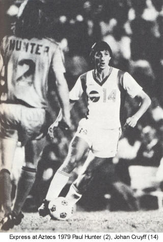 NASL Detroit Express 79 Road Back John Hunter Aztecs Johan Cruyff