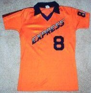 NASL Soccer Detroit Express 79 Road Jersey Keith Furphy