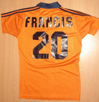 NASL Soccer Detroit Express 80 Road Jersey Trevor Francis Back