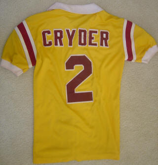 NASL Soccer Philadelphia Fury 78 Home Jersey Brooks Cryder Back