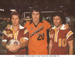 Philadelphia Fury 1978 Road Alan Ball, Johnny Giles