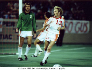 NASL Soccer Houston Hurricane 78 Home Stewart Jump