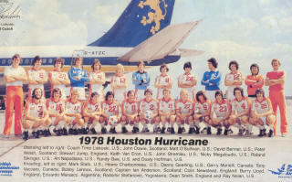 NASL Soccer Houston Hurricane 78 Home Team