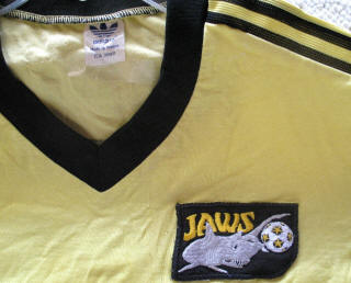NASL Soccer San Diego Jaws 76 Home Jersey John Napier Adidas TAg