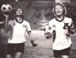 NASL Soccer San Diego Jaws 76 Home John Napier, Alan Stephens