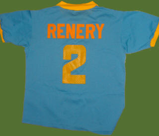 NASL San Diego Jaws 76 Road Jersey Len Renery Back