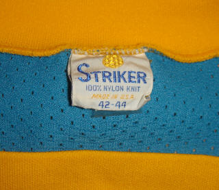 NASL San Diego Jaws 76 Road Jersey Len Renery Striker Tag