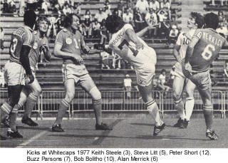 NASL Soccer Minnesota Kicks 77 Road Back Keith Steele