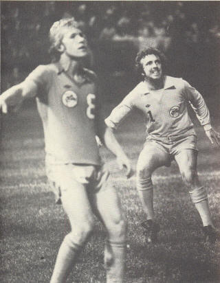 NASL Soccer Minnesota Kicks 77 Road Mark Moran, Geoff Barnett