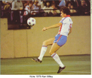 NASL Soccer Minnesota Kicks 79 Home Back Alan Willey Back