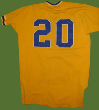 NASL Soccer Rochester Lancers 75 Road Jersey 20 Back