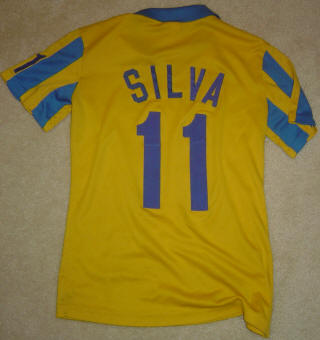 NASL Soccer Rochester Lancers 78-79 Home Jersey Ibraim Silva Back.JPG