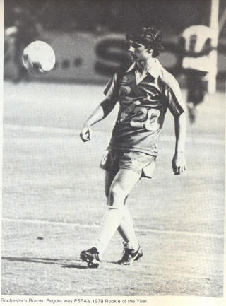 NASL Rochester Lancers 80 Road Branko Segota