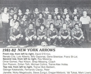 Arrows 81-82 Home Team