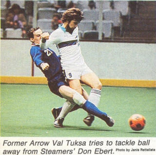 Arrows 81-82 Home Val Tuksa, Steamers Don Ebert