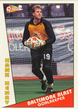 Blast 90-91 Goalie Hank Henry