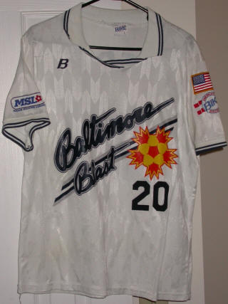 Blast 90-91 Road Jersey Mark Mettrick