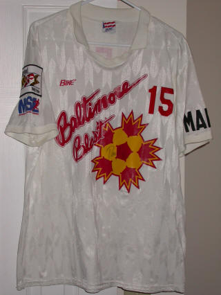 Blast 91-92 Road Jersey Doug Neeley