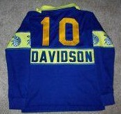 Force 81-82 Home Jersey Vic Davidson Back