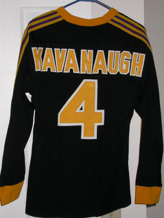 Lazers 86-87 Home Jersey Jim Kavanaugh Back