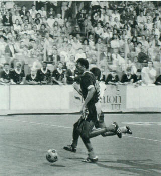 Los Angeles Lazers 87-88 Road Preseason Back Chris Whyte, Sockers