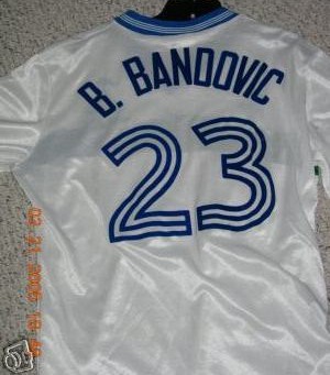 Steamers 87-88 Road Jersey Boki Bandovic Back