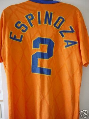 Wings 85-86 Home Jersey Espinoza Back