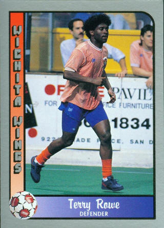 Wings 89-90 Home Terry Rowe, Sockers