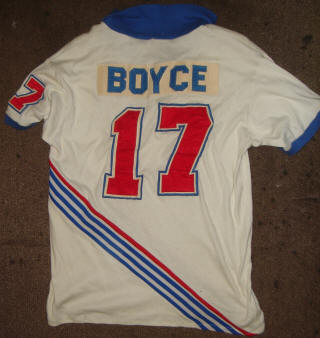 NASL Soccer Montreal Manic 81 Home Jersey Barney Boyce Back