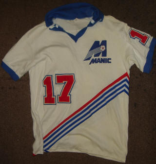 NASL Soccer Montreal Manic 81 Home Jersey Barney Boyce