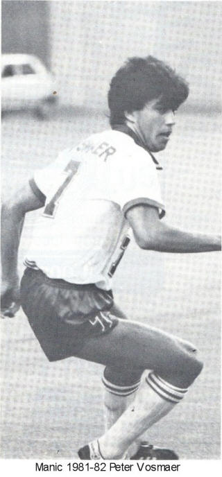 NASL Montreal Manic 81-82 Home Back Robert Vosmaer