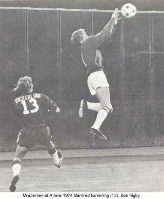 NASL Soccer Boston Minutemen 74 Road Back Manfred Eickerling