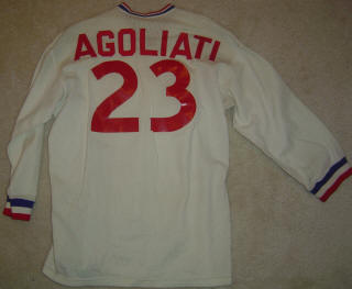 NASL Soccer Boston Minutemen 75 Home Jersey Chris Aglioti Back