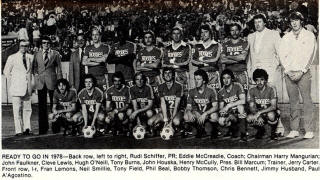 NASL Soccer Memphis Rogues 78 Road Team