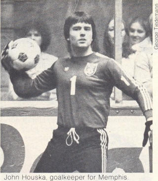 NASL Soccer Memphis Rogues 79-80 Indoor Goalie John Houska